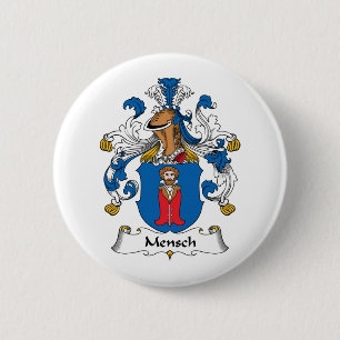 Mensch Familienwappen Button