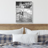Mensch Fischen Leinwanddruck (Insitu (Schlafzimmer))