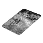 Mensch Fischen Magnet (Linke Seite)