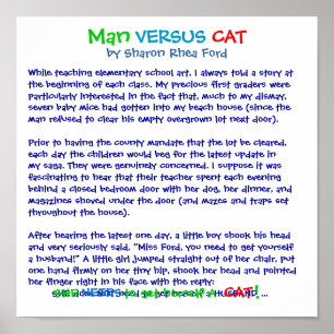 Mensch gegen Katze durch SRF Poster