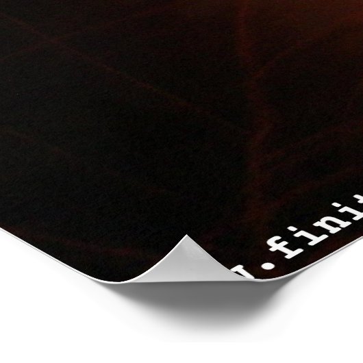 Mensch gegen Natur Poster (Ecke)