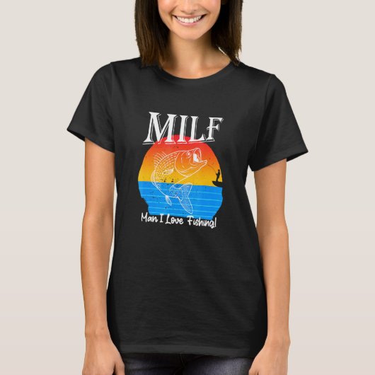 Mensch I Liebe Fischerei T-Shirt (Vorderseite)