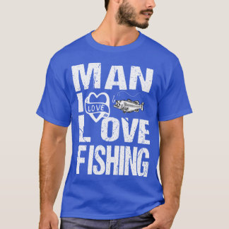 Mensch I Liebe Fischerei T-Shirt