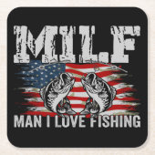 Mensch I Liebe Untersetzer Fischen Papier (Vorderseite)