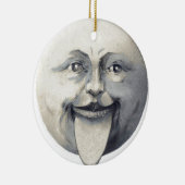 Mensch im Mond Keramikornament (Rechts)