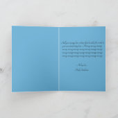 Mensch im Mond (Set 2402-28A #4) Dankeskarte (Innenseite)