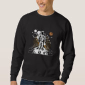 Mensch im Weltraum Sweatshirt (Vorderseite)