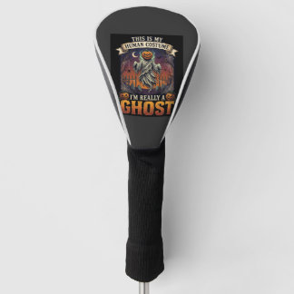 Mensch Kostüm Geist Kürbiskopf Friedhof Spinne Golf Headcover