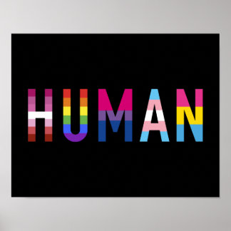 Mensch mit lesbischer, homosexueller, bi, transgen poster