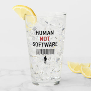 Mensch nicht Software Glas