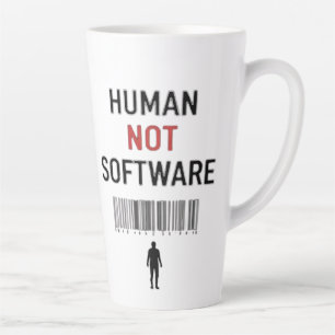 Mensch nicht Software Milchtasse