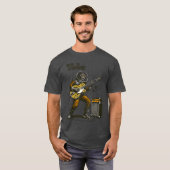 Mensch oder Astroman Alien Space Commander Freund T-Shirt (Vorne ganz)