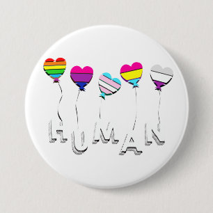 Mensch - schwul-lesbische Bisexuelle Transgender P Button
