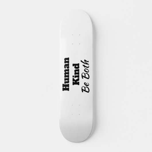 "Mensch"  Skateboard (Vorne)