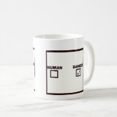 Mensch/Tänzer Kaffeetasse (VorderseiteRechts)