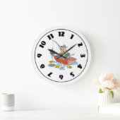 Mensch-Uhr Große Wanduhr (Zuhause)