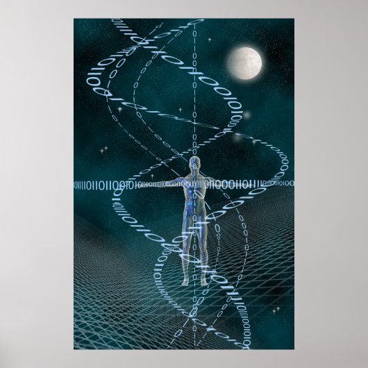 Mensch und Cyberspace Poster (Vorne)