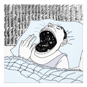 Mensch und Kosmos Fotodruck