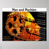 Mensch und Maschine Poster (Vorne)