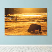 Mensch und Tier Leinwanddruck (Insitu (Holzboden))