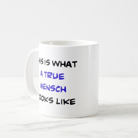 mensch, wahr kaffeetasse (Vorderseite Links)