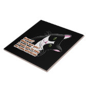 Mensch? Wo bist du? Katze Fliese (Seite)