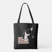 Mensch? Wo bist du? Katze Tasche (Rückseite)
