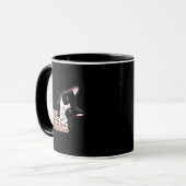 Mensch? Wo bist du? Katze Tasse (Vorderseite Links)