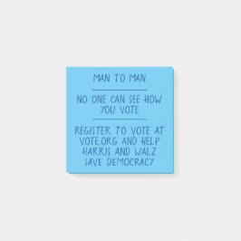 Mensch zu Mensch Abstimmungsnotizen Post-it Klebezettel