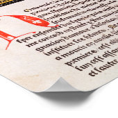 Mensch zwischen Laster und Tugend Poster (Ecke)