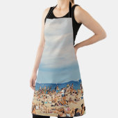 Menschen am braunen Sandstrand Schürze (InSitu)