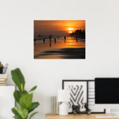 Menschen am Meer Poster (Heimbüro)