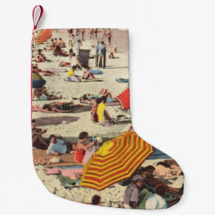 MENSCHEN AM STRAND TÄGLICH KLEINER WEIHNACHTSSTRUMPF