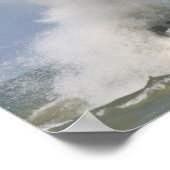 Menschen auf dem Jet sehen große Wellen in 2 Poster (Ecke)