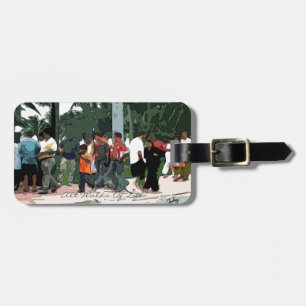 Menschen aus aller Welt Gepäckanhänger