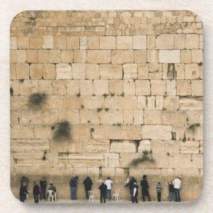 Menschen beten an der Klagemauer Untersetzer