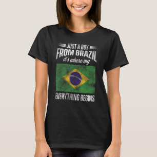 Menschen Brasilien Stolze Brasilianer Brasilianisc T-Shirt