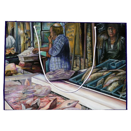 Menschen der Wüste, Geschenke des Meeres, Jerusale Große Geschenktüte (Rückseite)