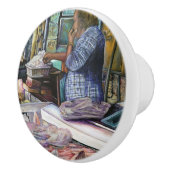 Menschen der Wüste, Geschenke des Meeres, Jerusale Keramikknauf (Rechts)