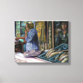 Menschen der Wüste, Geschenke des Meeres. Jerusale Leinwanddruck (Vorderseite)