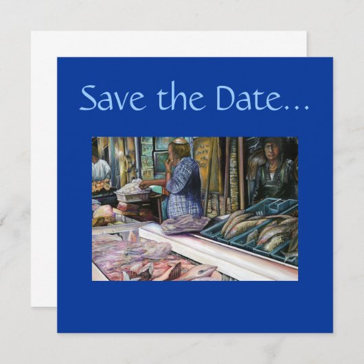 Menschen der Wüste, Geschenke des Meeres, Jerusale Save The Date (Vorne/Hinten)