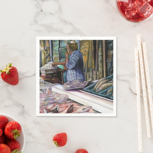 Menschen der Wüste, Geschenke des Meeres, Jerusale Serviette (Beispiel)