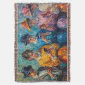 Menschen des 19. Jahrhunderts mit Smartphones Decke (Vorderseite Vertikal)