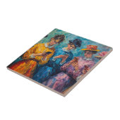 Menschen des 19. Jahrhunderts mit Smartphones Fliese (Seite)