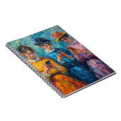 Menschen des 19. Jahrhunderts mit Smartphones Notizblock (Rechte Seite)