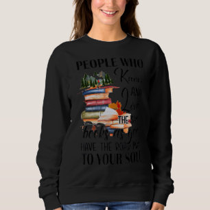 Menschen, die den gleichen Books Road Map kennen u Sweatshirt