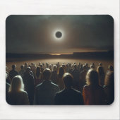 Menschen, die die totale Sonne beobachten Mousepad (Vorne)