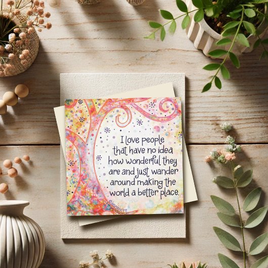 Menschen, die die Welt besser machen, danken Ihnen Einladung