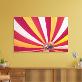 Menschen, die einen Heißluftballon, Fort Collins, Leinwanddruck (Insitu (Wohnzimmer))