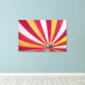 Menschen, die einen Heißluftballon, Fort Collins, Leinwanddruck (Insitu (Holzboden))